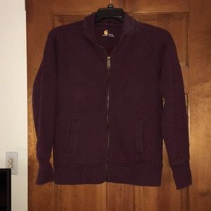 Carharrt zip up sweatshirt jacket